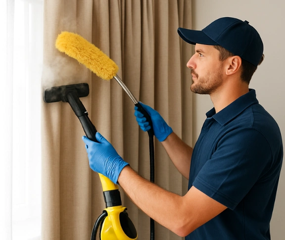 Trusted blind cleaning technician Matty Curtain Cleaning north-strathfield-nsw QLD