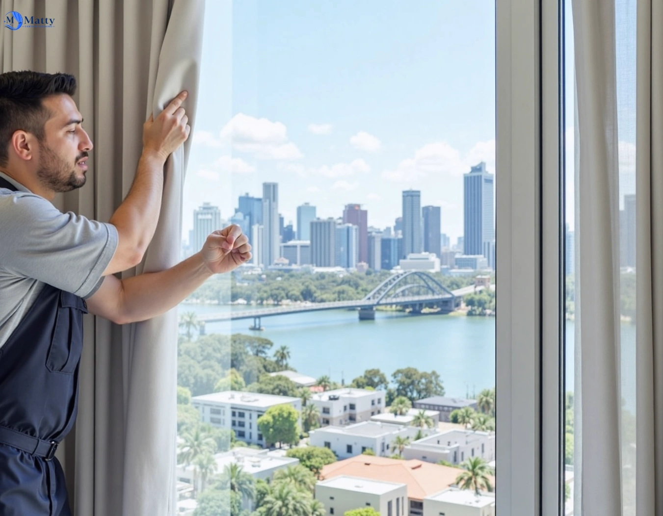 Professional curtain steam cleaning service north-strathfield-nsw QLD by Matty Curtain Cleaning